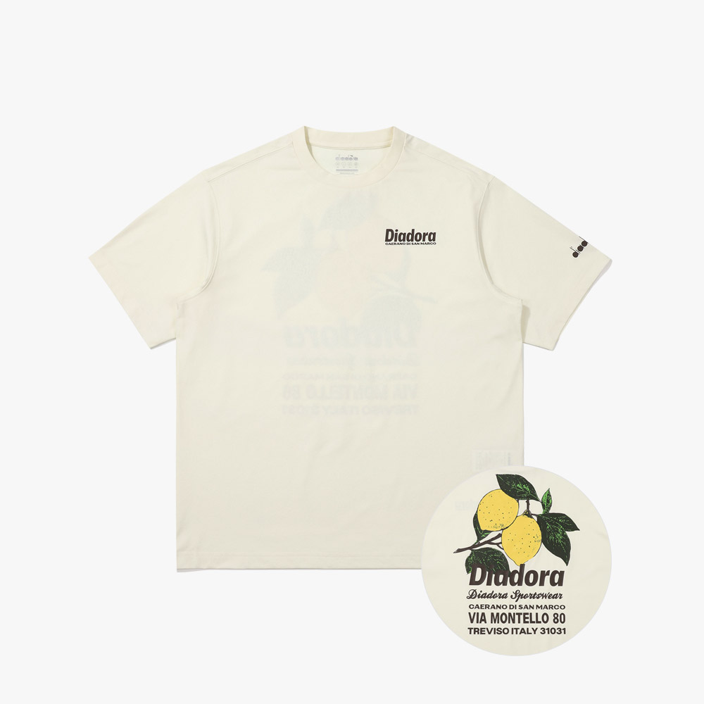 포지타노 레몬 반팔 티셔츠 IVORY